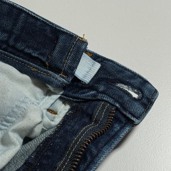 Lands End Square Rigger Mens Sz 36 Denim Jeans Dadcore Comfort Elastic Waist - Picture 10 of 11